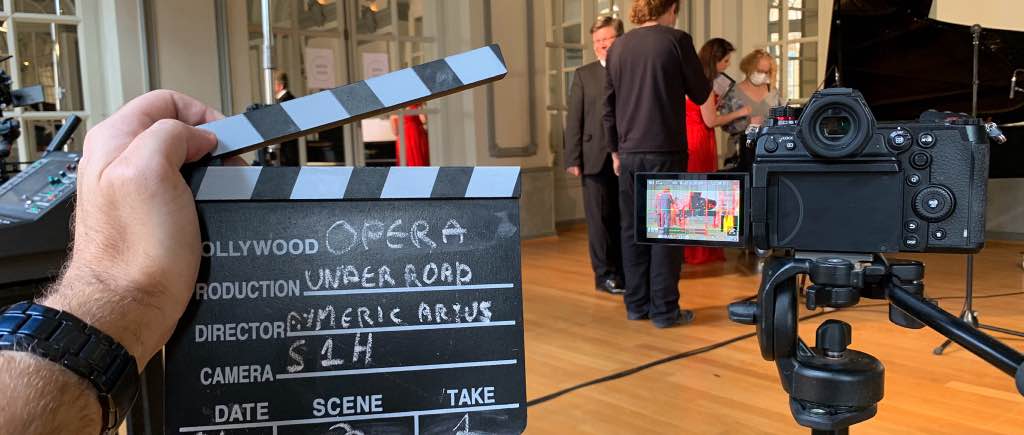 Tournage professionnel à l’Opéra de Metz Métropole avec éclairage de scène