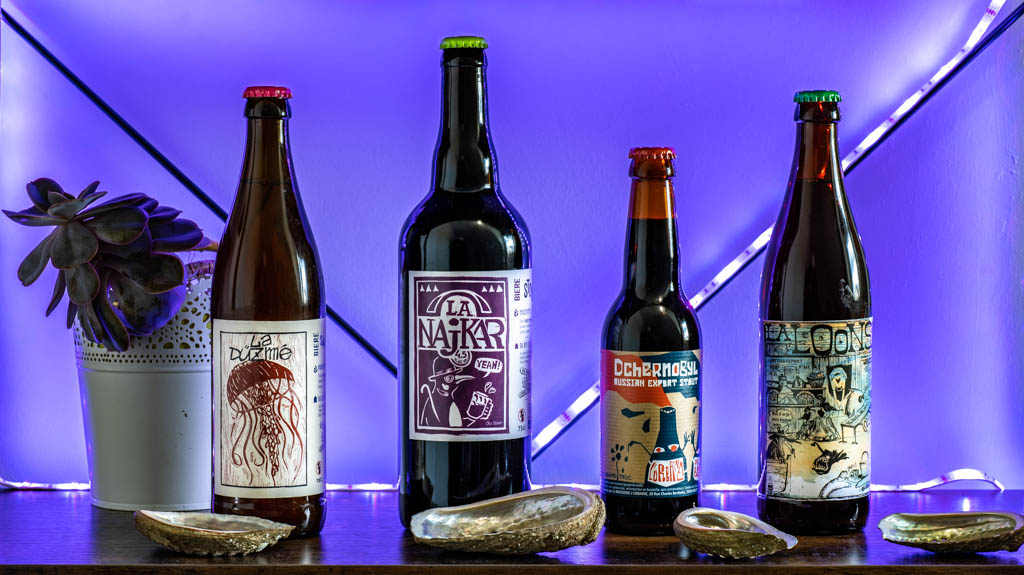 Bouteille de bière de la brasserie DA BEP LEC’H à Morlaix